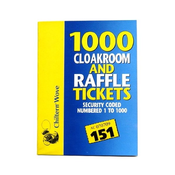 Raffle and Cloakroom Tickets / 1000 Tickets