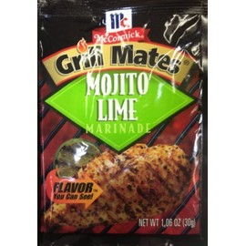 McCormick Grill Mate MOJITO LIME Marinade 1.06oz (6 Packets) by McCormick