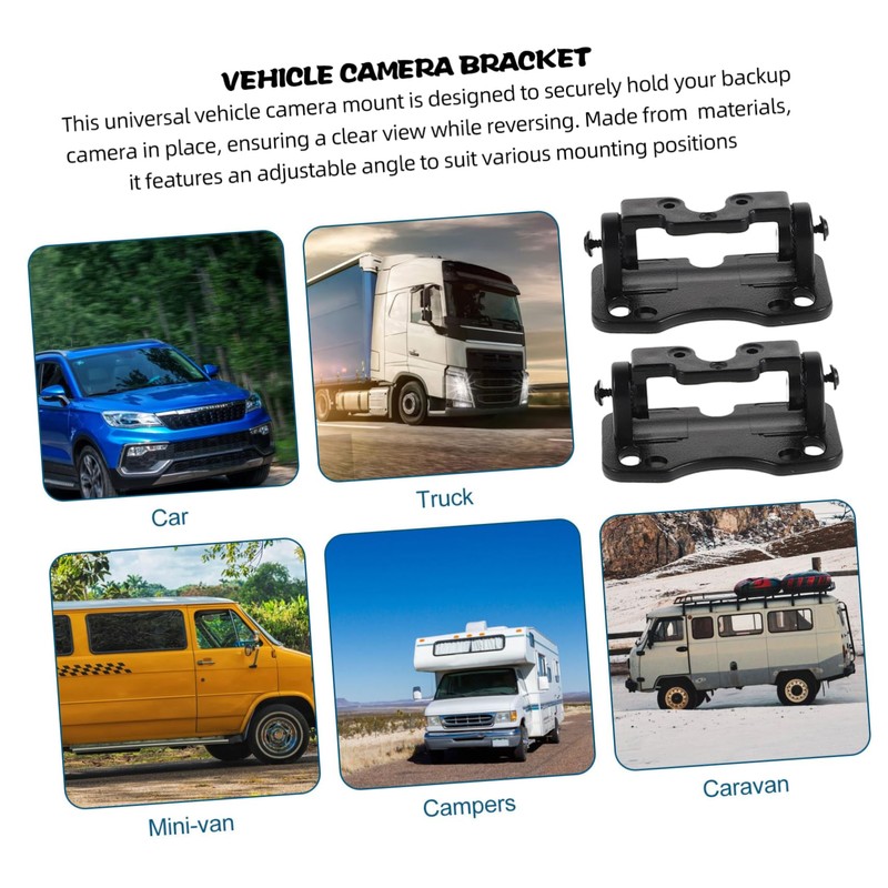 ULTECHNOVO 4 Set Adjustable Car Camera Mounting Bracket Kit for