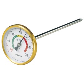 佐藤 バイメタル式温度計 穀温計 ２５０Ｌ （２１８０－００） 2180-00