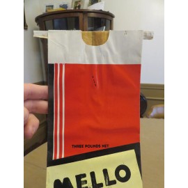 MELLO CUP COFFEE BAG---CICERO'S SUPER MARKET (Niles, Ohio) (NEW OLD STOCK)