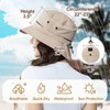 Womens Packable Waterproof Bucket Hat, Men UV Protection Sun Hat,