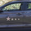 Mobestech 4pcs Star Car Stickers Vehicle Decals Stylish Auto Stickers