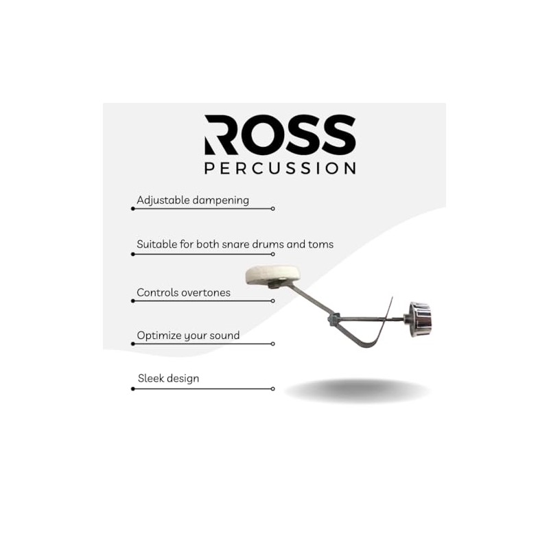 ROSS Percussion Snare and Tom Drum Muffler - Internal Tone