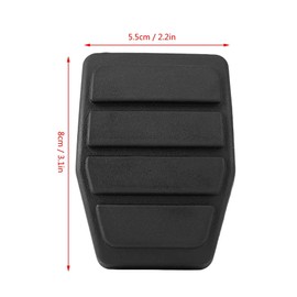 Rubber Brake Pedal, 2pcs business master Brake Pedal grip Rubber Cover Pad for MASTER CLIO LAGUNA SAFRANE 7700800426