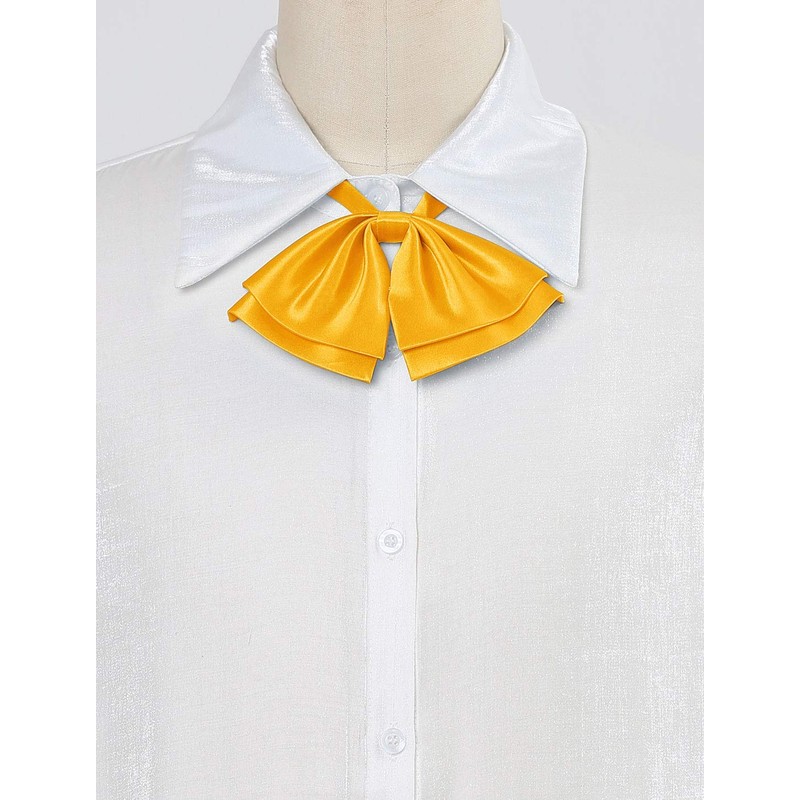 Allegra K School Ribbon, Ribbon Tie, Uniform Ribbon, Bowtie, Bowtie,