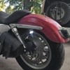 SUNPIE Add White Lights Black Motorcycle Cured Vertical Side Mount