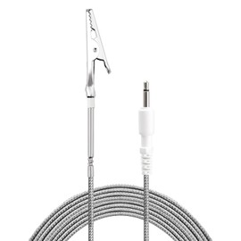 ULXIOM 4 Foot High Temperature Pit Probe with Straight Plug Stainless Steel Grill Holder Clip Fits for UltraQ DynaQ PartyQ NanoQ DigiQ CyberQ Controls (Silver)