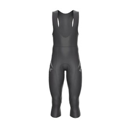 Sparx Men's Elite Super Roubaix Thermal Cycling 3/4 Bib Tights Bib Knicker Coolmax Padded, Gray, 3X-Large