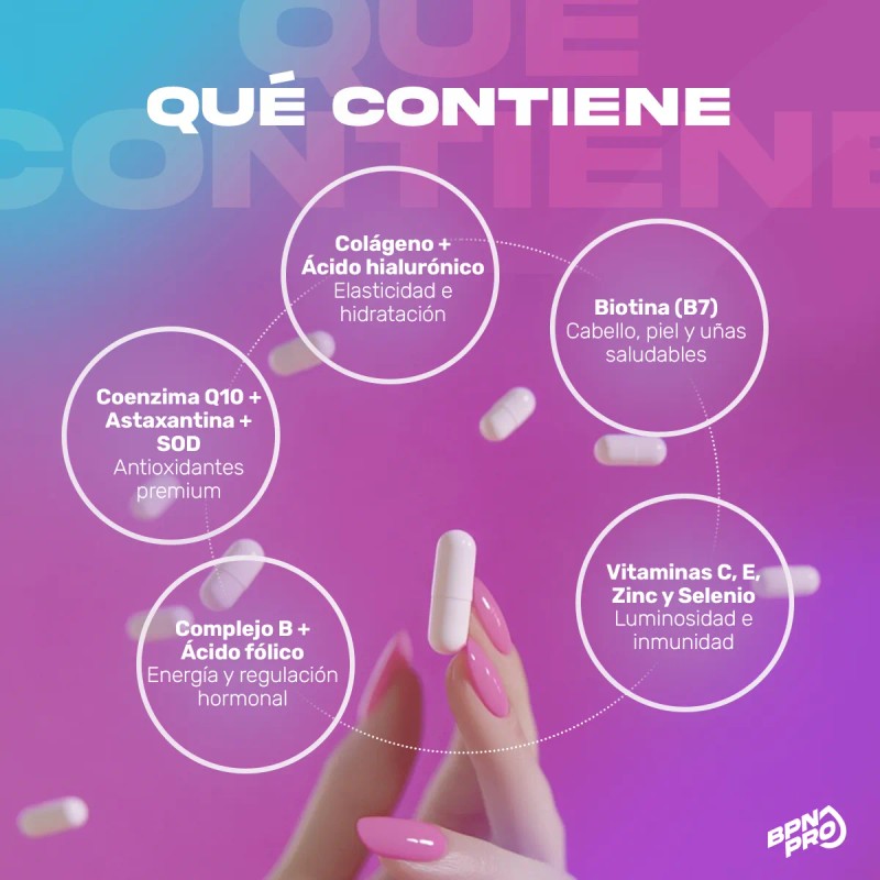 Vitaminas Mujer Cabello Piel Y Uñas Y Quemador De Grasa