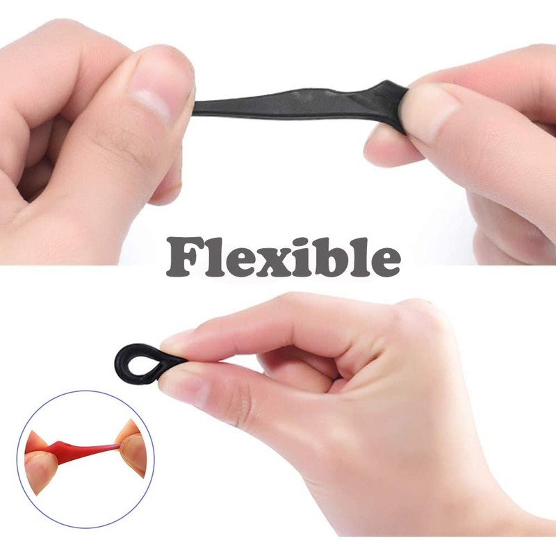 SAIGO Anti-slip Ear Hooks Holder Eyeglasses Retainers Silicone Glasses Temple