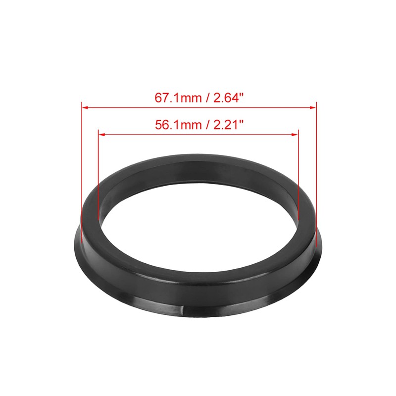X AUTOHAUX Plastic Wheel Hub Centring Rings for Wheel Hub