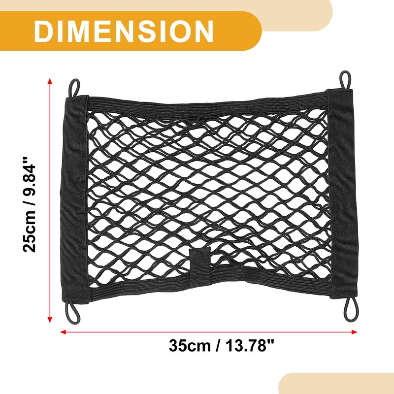 Partuto 1 Set 35cm Universal Car Cargo Net - Nylon
