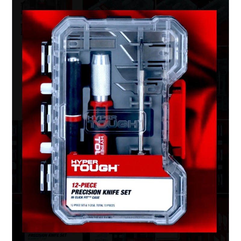 HYPER Tough 2 Sets: Hyper Tough 12pc Precision Knife Tool