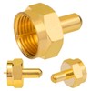 HB-DIGITAL F-Termination Resistor 75 Ohm F-Coupling SAT Gold-Plated Wide Nut
