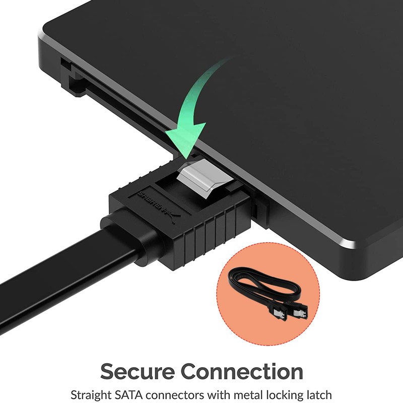 GZhaimai SATA III Cable SATA 3 Data Cable 50 cm,