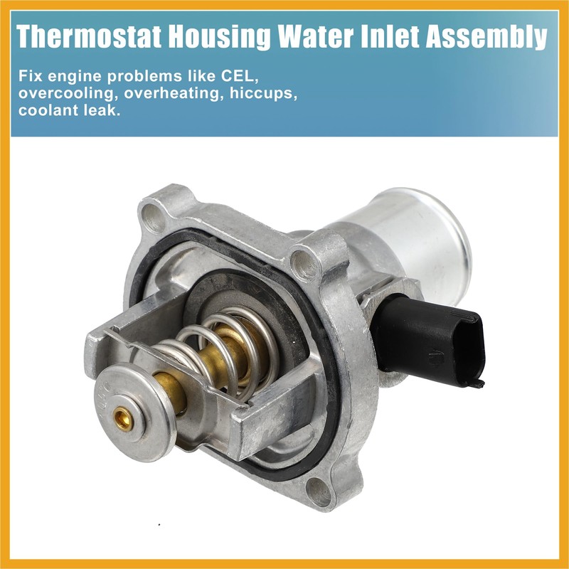 Partuto 55577072 Car Engine Coolant Thermostat Housing Assembly 71744389 Replacement