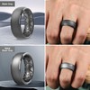 Egnaro Silicone Rings for Him, 1/4/6 Multipack Mens Wedding Bands