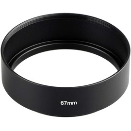 ayex Aluminium Lens Hood Flat 67 mm Lens Hood