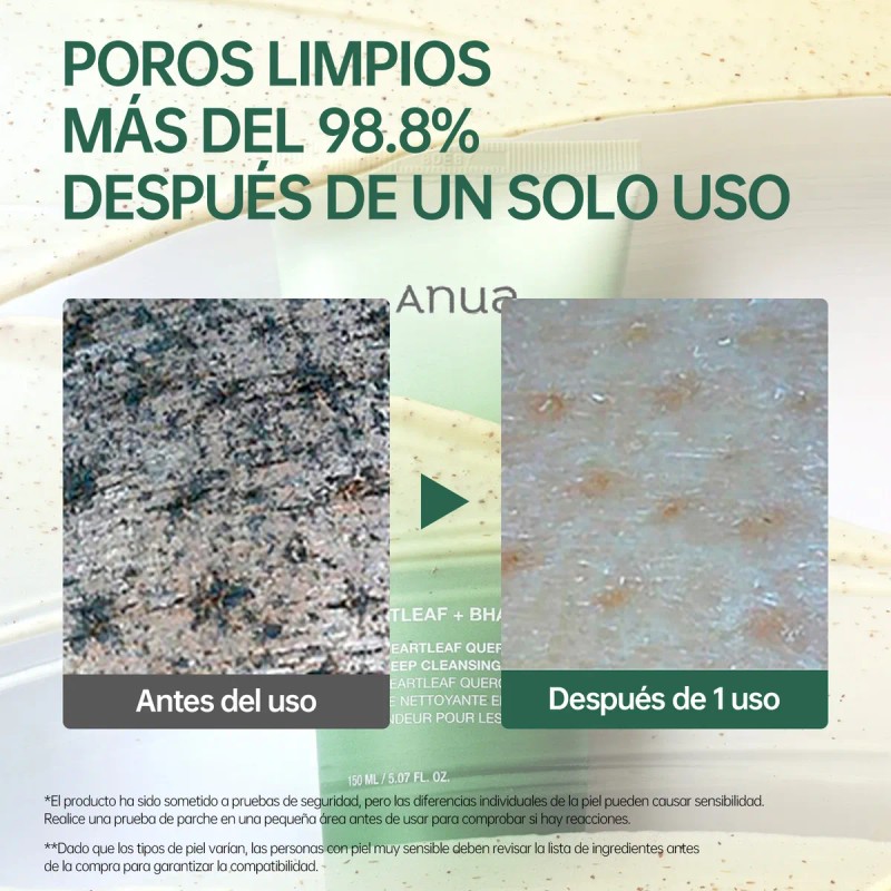 Anua Heartleaf Quercetinol Espuma Facial 150 Ml