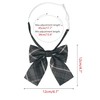 [Elerevyo] Women's Plaid Cotton Pre-tied Funny Bow Tie for Party
