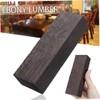 Bloque de Madera Negra RARA Africana, artesanías de Madera ébano,
