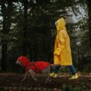 Mosucoirl Dog Raincoat Waterproof Dog Hoodie Reflective Dog Raincoat Hooded