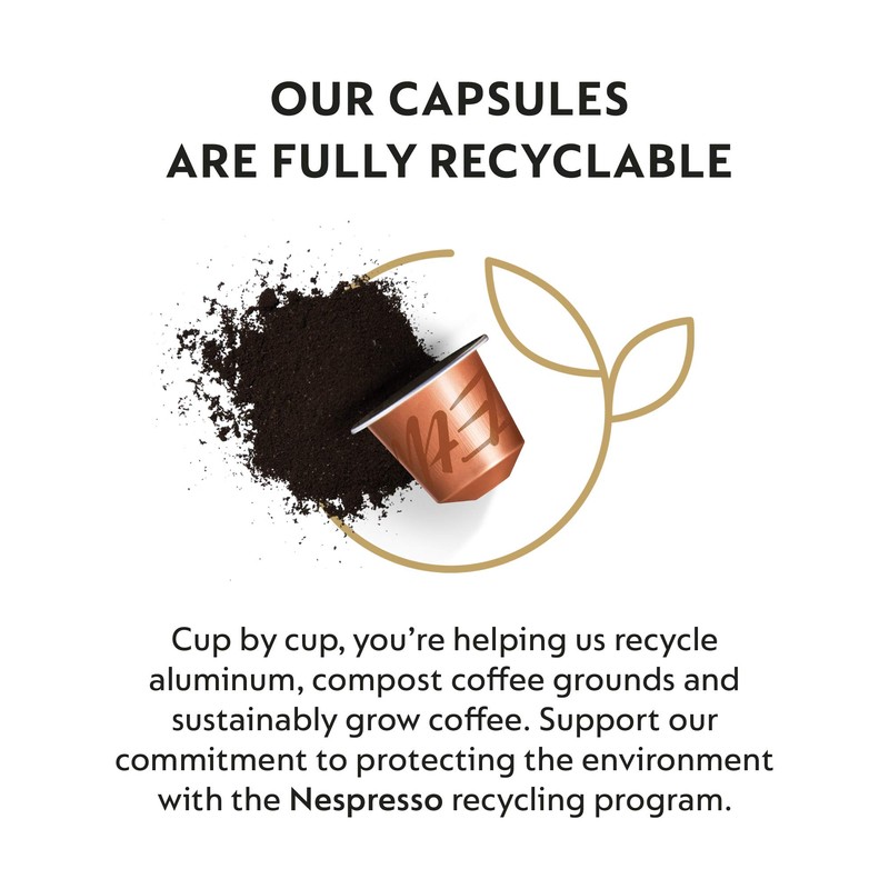 Nespresso Capsules OriginalLine, Ethiopia Master Origin ,Mild Roast Coffee, 50