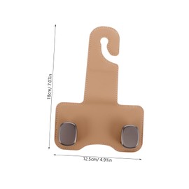 FELTECHELECTR Multifunctional Car Seat Back Hook Hidden Storage Hook for Purses and Bags Durable Car Accessories for Enhanced Organization Optimized Space for Vehicles Robust Construction