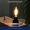 FLSNT LED Candelabra Bulbs, Dimmable CA11 E12 LED Chandelier Light