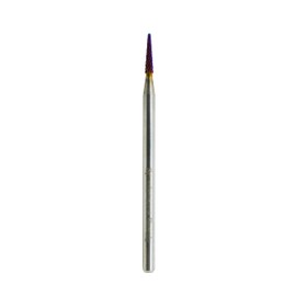 Spontaneous Beauty Premium Nail Carbide Bit for Under Nail and Cuticle Cleaning, 3/32" Shank (Fine - F, Purple - Sharp Point)
