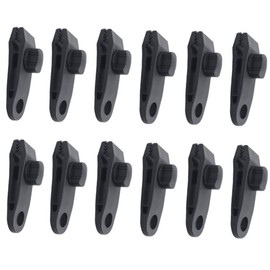 60 PCS Bumper pack tarpaulin cover tie downs - 20pcs Tarp Ball Bungies - 20 Pcs Clips - 20Pcs Carabiner Clips - Extra Strong Tie Down Secure Kit or Outdoor use (Tents, Boat covers etc)