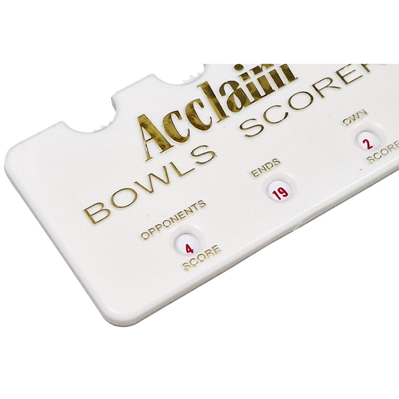 Acclaim Rectangular Pocket Bowls Scorer Scorecheck in White Opponents and