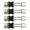 New 4X TR48 Bolt On Tire Valve Stem Chrome Metal