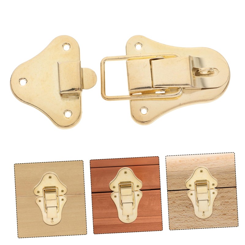 Operitacx Vintage Duckbilled Hasp Latch Small Box Latch Hardware Metal