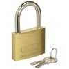 ABUS 35107 Brass Padlock with Keys 30mm Modern