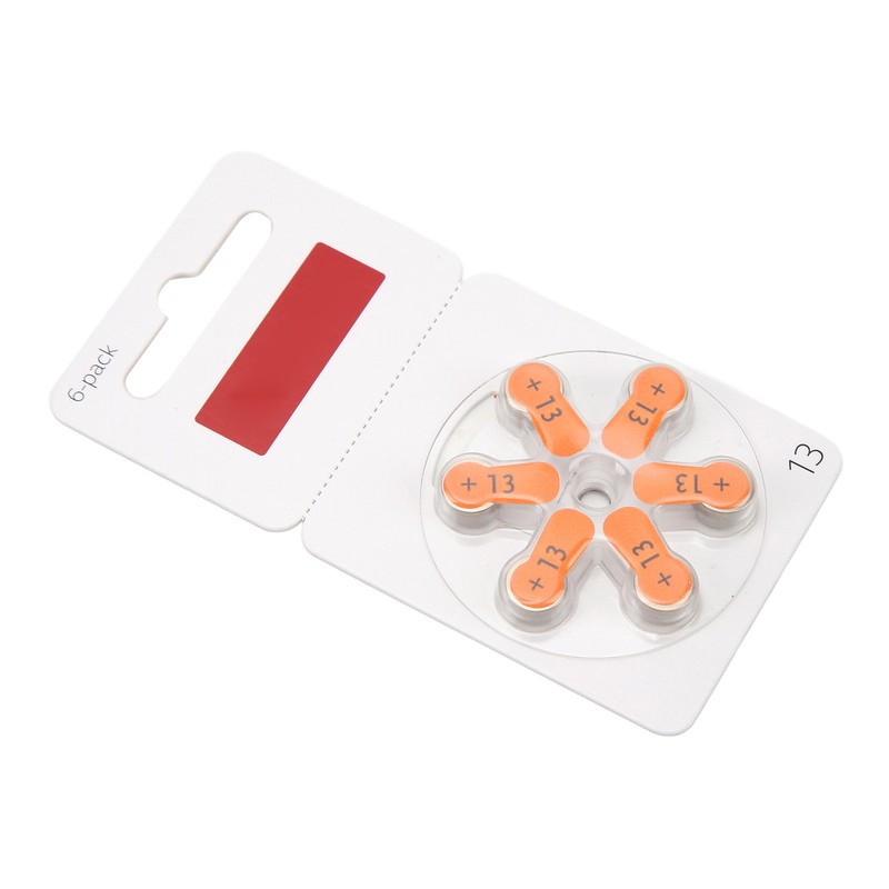 60pcs A13 Hearing Device Battery Zinc Air Lasting Power Sound