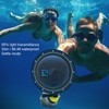 Dome Port IP68 98.4ft Waterproof Underwater Diving Lens Cover Housing