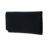 H.I.S Wallet with Flap Black, black, Elegant