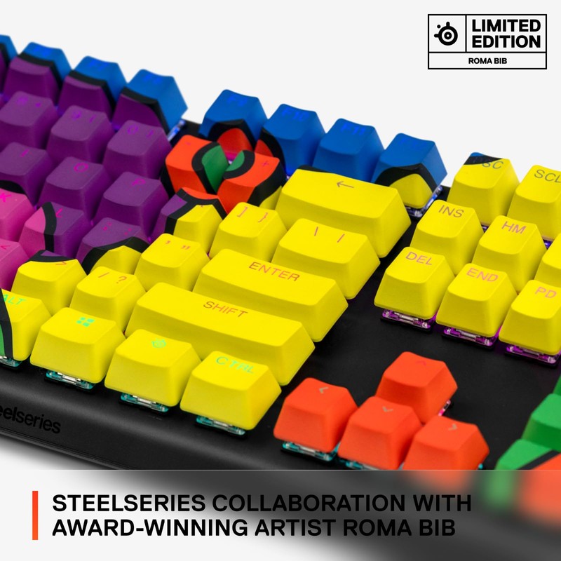 SteelSeries Keycaps — Limited Edition Artist Collaboration — Roma Bib