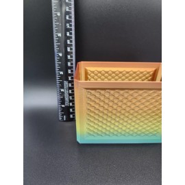 Unbranded desk organizer desktop pen pencil holder made with rainbow silk pla