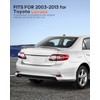 FINDAUTO ABS Rear Trunk Spoiler Wing with 3rd Brake Light