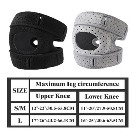 ePicsoa Knee Support Men Women Knee Sleeves, Orthopaedic Knee Braces Meniscus, Bandage Knee Sports, Adjustable Bandages, Knee Support Knee Pain Running for Sports, Running, Volleyball