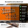 SMOQIO Ladder Rack for Trailer Enclosed, 4pcs Side Mount 400lb