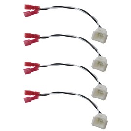 2PC Front Dash Tweeters Speaker Wiring Harness Adapter Connector Plug Replacement for 2008-2016 CHRYSLER TOWN & COUNTRY, Aftermarket Dash Tweeters Audio Cable Plug by Qblahip