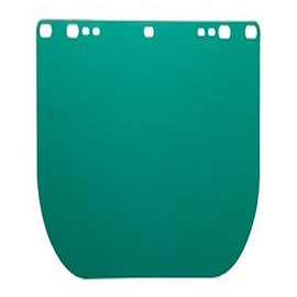 Jackson Safety 29100 F20 Unbound Polycarbonate Faceshield, Capacity, Volume, Polycarbonate, Standard, Dark Green