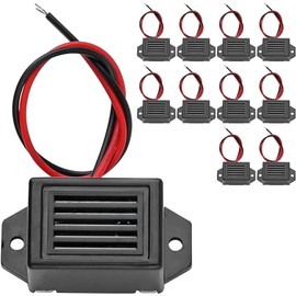 BNYZWOT Mini Buzzers with Leads Mechanical Buzzer 3V 400Hz Morse Code Mechanical Electronic Components 10Pcs