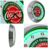 Neonetics Drinks Coca Cola Evergreen Neon Wall Clock, 15"