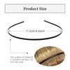 Lawie 30 Pack Bulk 3 MM Black Plain Blank Hard