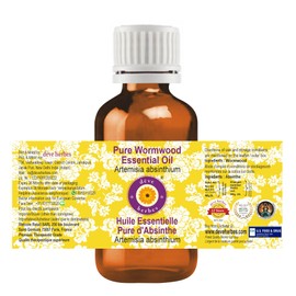 Deve Herbes Pure Wormwood Essential Oil (Artemisia Absinthium) Steam Distilled 5ml (0.16 oz)